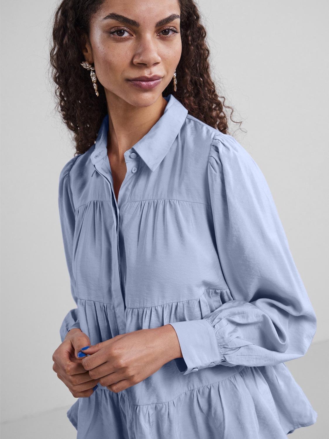 YASPALA Shirt - Kentucky Blue - VERO MODA & VILA Bergvik